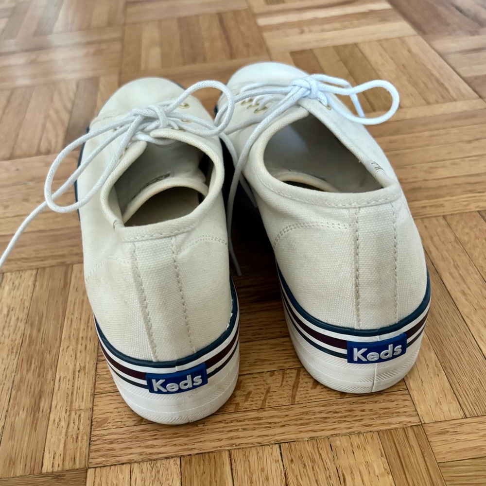 Keds White Canvas Sneakers - Picture 3 of 6